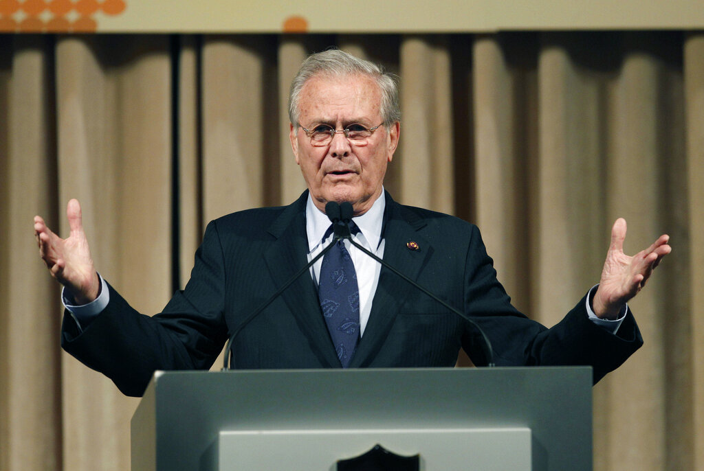 Muere Donald Rumsfeld, exsecretario de Defensa de EEUU y promotor de la invasión a Irak | Noticias Univision Política - Vimarsana News