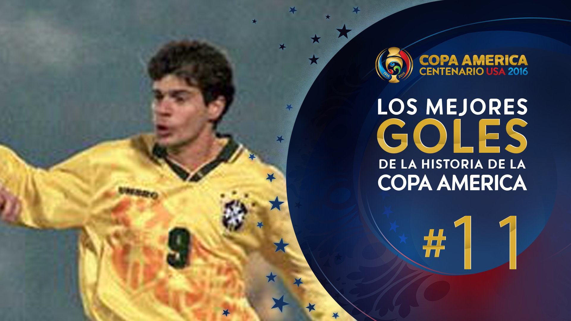 Los mejores goles de Copa América. 11 Túlio a Colombia. Uruguay 1995