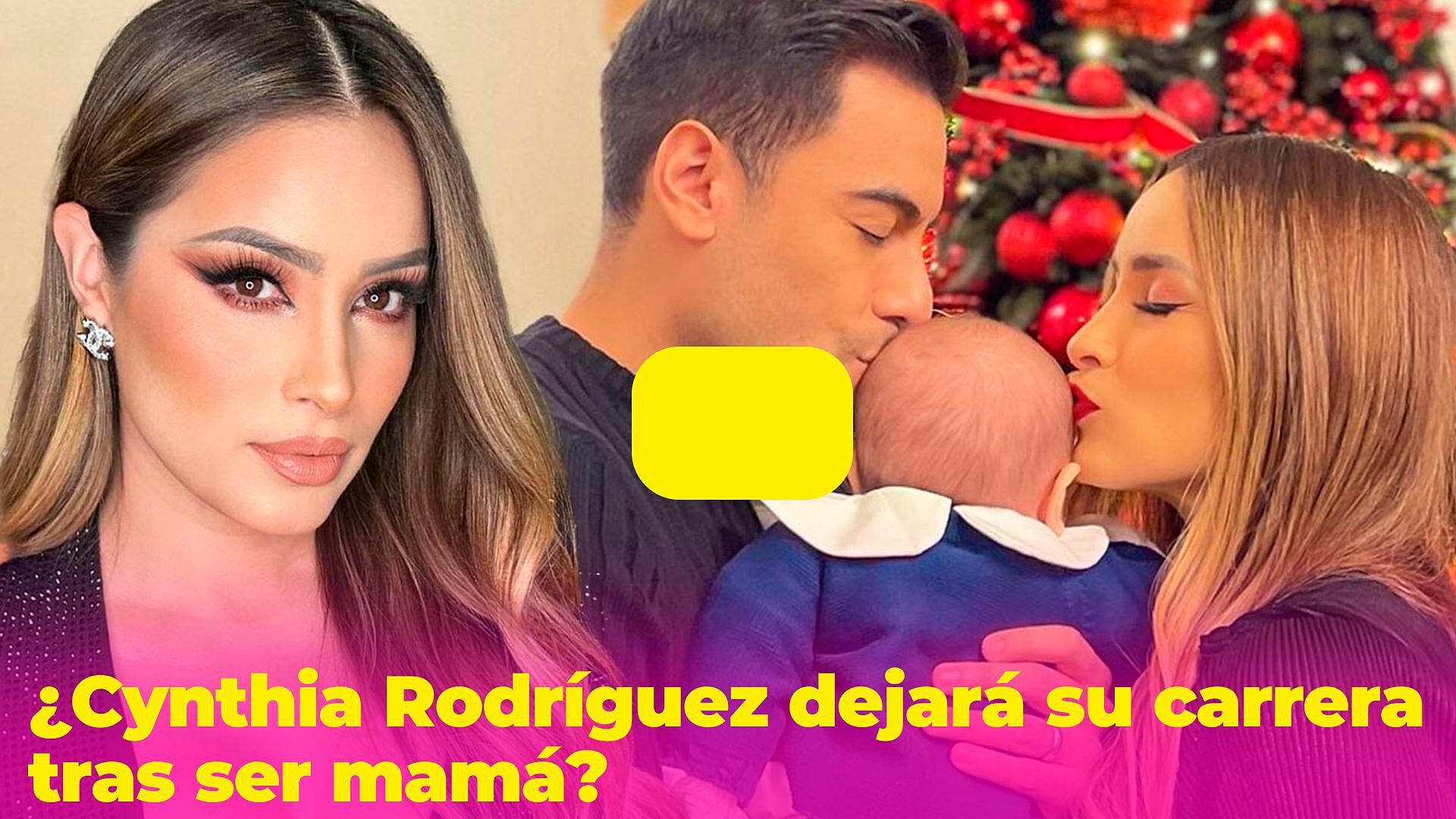 Cynthia Rodríguez aclara si se dedicará a ser mamá de tiempo completo o
