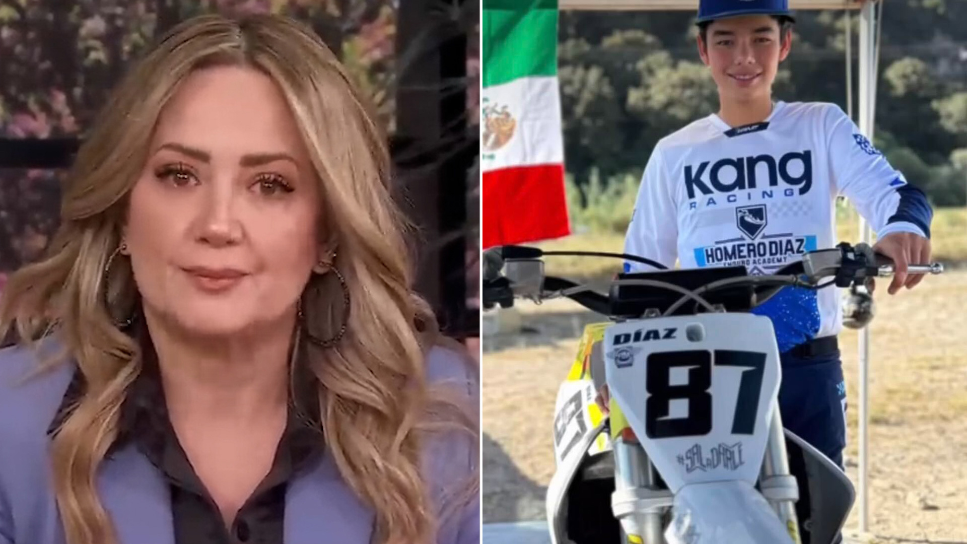 Sobrino de Andrea Legarreta sufre accidente a esto se dedica el joven