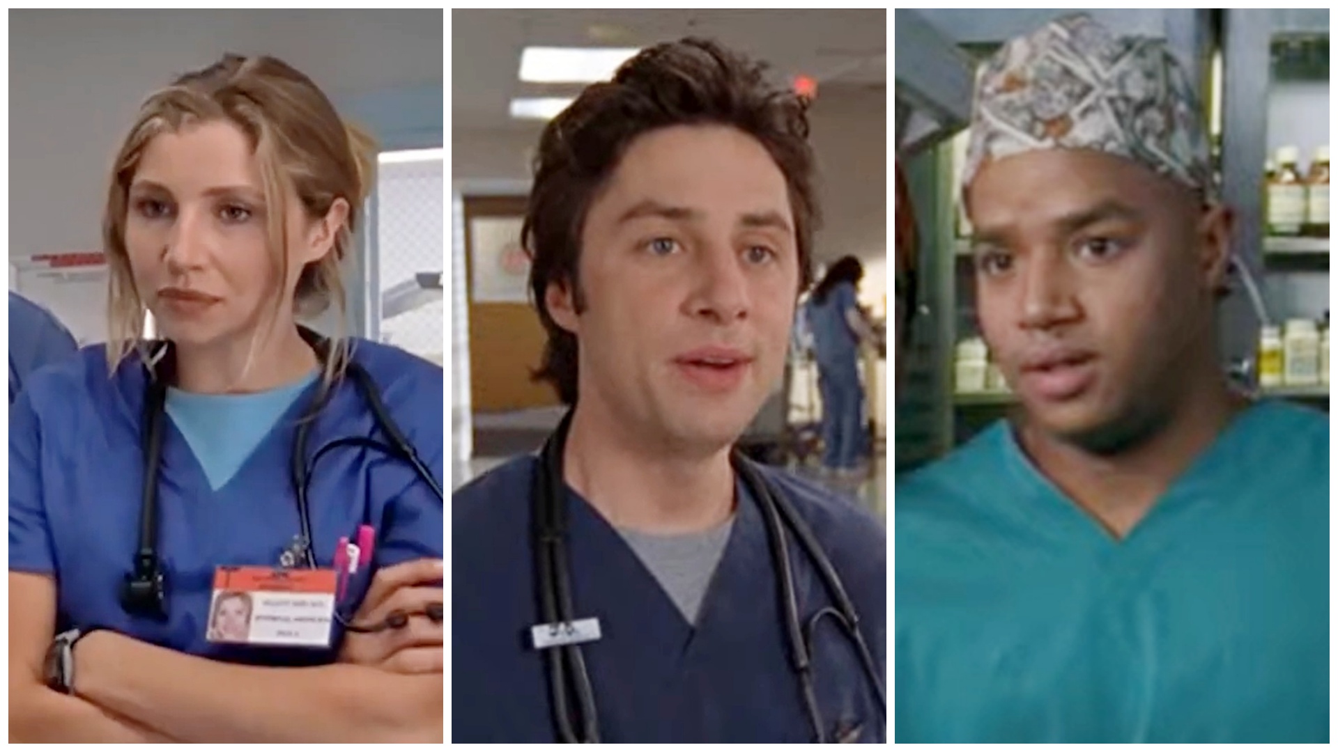 Elenco de 'Scrubs' lo que pasó con Zach Braff, John C. McGinley y Neil